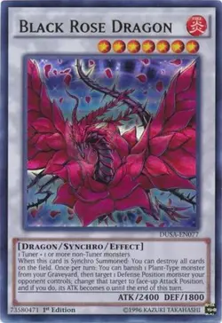 Yugioh! Black Rose Dragon - DUSA-EN077 - Ultra Rare - 1st Edition Near Mint, Eng - Image 1