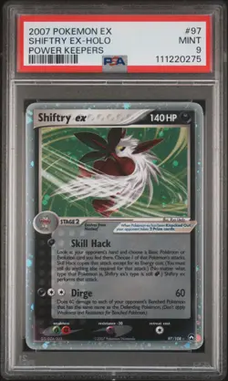 PSA 9 Shiftry ex 97/108 EX Power Keepers 2007 Pokemon Card - Image 1