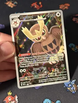 Pokemon Cards Noctowl SVP 141 Elite Trainer Box Promo Stellar Crown - (NM) - Image 2