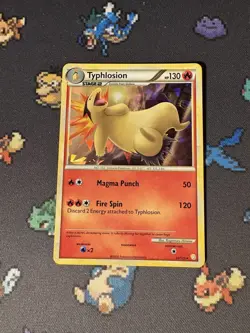 Pokemon Cards Typhlosion 32/123 Cracked Ice Holo Promo - (MP) - Image 1