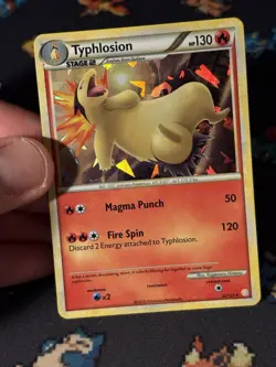 Pokemon Cards Typhlosion 32/123 Cracked Ice Holo Promo - (MP) - Image 2