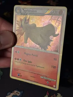 Pokemon Cards Typhlosion 32/123 Cracked Ice Holo Promo - (MP) - Image 3