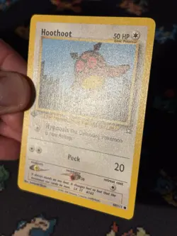 Pokemon Card Hoothoot 60/111 Neo Genesis FIRST EDITION - (NM-) - Image 3
