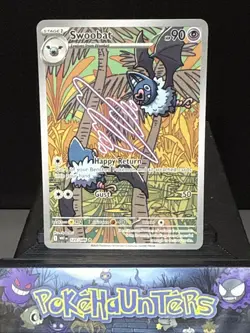 Pokemon Card Swoobat 120/086 Full Art Illustration Rare White Flare Near Mint - Image 1