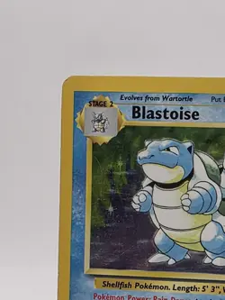 Pokemon TCG Blastoise Base Set Holo Unlimited Rare Card 2/102 - Image 3