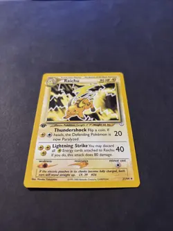 Raichu Neo Revelation 1st Edition Non-Holo Card 21/64 NM - Image 2