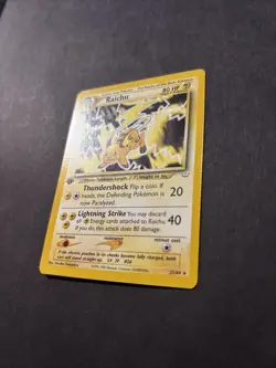 Raichu Neo Revelation 1st Edition Non-Holo Card 21/64 NM - Image 3