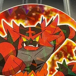 Incineroar Pokemon Collection Sticker Holo Card Sapporo Ichiban Nintendo Limited - Image 2