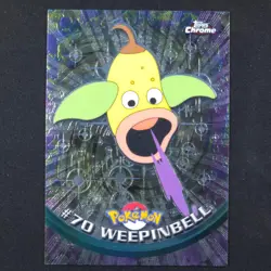Weepinbell 70 Foil - Topps Chrome - Pokemon Card - Image 1
