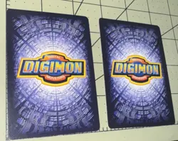 Wargreymon Metalgarurumon Digimon Cards Holographic Bandai 2001 - Image 4