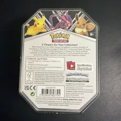 Nintendo Pokemon V Powers Tin Trading Card Game PikachuV - Pikachu Tin 820650807794 - Image 2