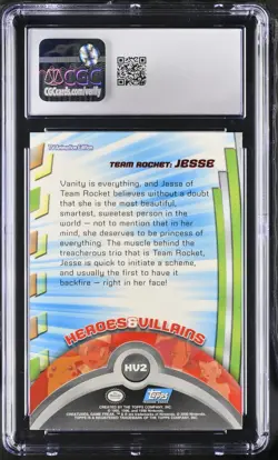 CGC 9 Jesse HV2 Topps Series 2 2000 Pokemon Card - Image 2