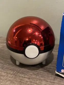Pokemon Jigglypuff 23K Gold Plated Trading Card Ball and Box Burger King 1999 - Image 2