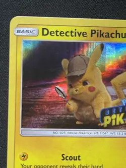 Pokemon TCG Detective Pikachu SM170 Promo Holo Card Basic 2019 - Image 2