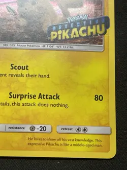 Pokemon TCG Detective Pikachu SM170 Promo Holo Card Basic 2019 - Image 3