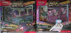 Mega Battle Deck Mega Gengar Ex & Mega Diancie Ex Lot of 2 Pokemon Cards - Image 1