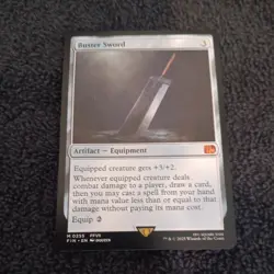 MTG Buster Sword Final Fantasy Regular 255 Mythic Rare non foil - Image 1