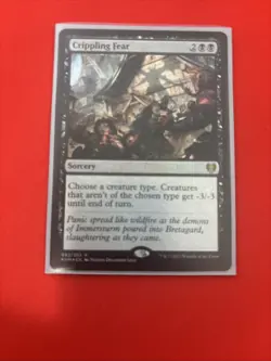 Crippling Fear Kaldheim Foil Mtg Magic The Gathering - Image 4