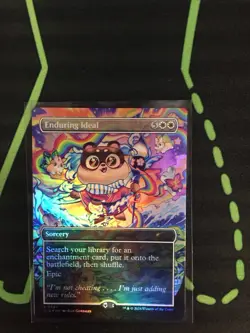 MTG Magic The Gathering Enduring Ideal Foil SLD Rare Secret Lair White Sorcery - Image 1