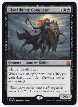 Bloodthirsty Conqueror M Foundations 58 NM - Image 1