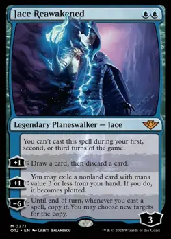 x1 Jace Reawakened - Foil M MTG Outlaws of Thunder Junction M/NM, English - Image 1