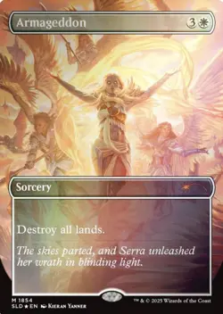 MTG Secret Lair Artist Series KIERAN YANNER Armageddon FOIL NM - Image 1