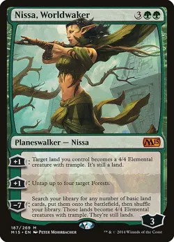 Nissa, Worldwaker Regular - Magic 2015 MTG-LP - Image 1
