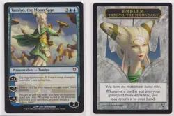 Magic: The Gathering Tamiyo, the Moon Sage Including Emblem Token Planeswalker - Image 1