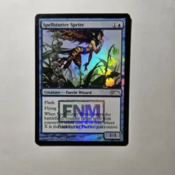 NM Foil Spellstutter Sprite FNM 2011 MTG Magic Promos EDH Commander - Image 1