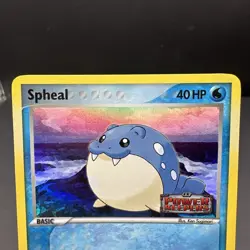 2007 Pokemon Power Keepers Spheal Reverse Holo #65/108 NM - Image 3