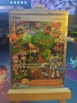 Pokemon TCG Clive 236/091 SV Paldean Fates SIR NM Rare! - Image 1
