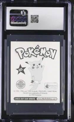 CGC 9 Mew Holo S23 Merlin Series 1 1998 Pokemon - Image 2