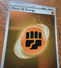 Basic Fighting Energy 006 Scarlet & Violet 151 5 SWIRLS!!Cosmos Holo Pokemon TCG - Image 5