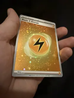 Pokemon TCG 151 Holo Lightning Energy With 5 Swirl - Image 1