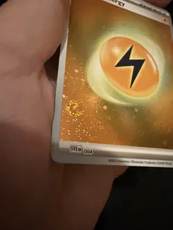 Pokemon TCG 151 Holo Lightning Energy With 5 Swirl - Image 2