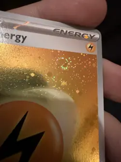Pokemon TCG 151 Holo Lightning Energy With 5 Swirl - Image 5