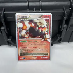 Pokemon HEATRAN LV.X DP31 (Holo Rare) Diamond and Pearl Promos - NM - Image 1