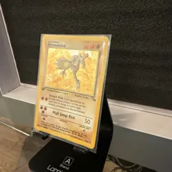 Pokemon Hitmonlee 7/62 Fossil Holo First Edition Near Mint - Image 3