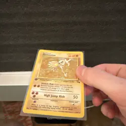Pokemon Hitmonlee 7/62 Fossil Holo First Edition Near Mint - Image 4