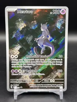 Pokemon TCG Mewtwo SVP 052 Black Star Promo Scarlet & Violet 151 Promo NM - Image 1