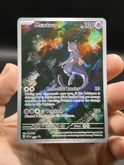 Pokemon TCG Mewtwo SVP 052 Black Star Promo Scarlet & Violet 151 Promo NM - Image 3