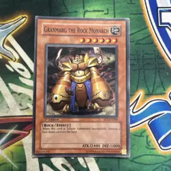 Yugioh! Granmarg the Rock Monarch FET-EN009 Super Rare 1st Edition HP - Image 1