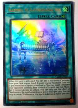 Yu-Gi-Oh! - Vaalmonica, The Agathokakological Voice - Ultra Rare - VASM-EN035 - Image 1