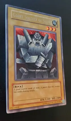 Yu-Gi-Oh! Giant Soldier of Stone LOB-068 The Legend of Blue Eyes White Dragon NM - Image 2