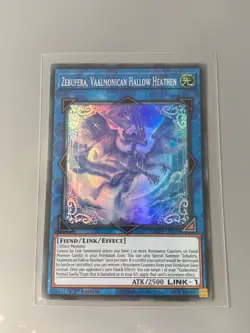Zebufera, Vaalmonican Hallow Heathen - 1st Edition Super Rare VASM-EN034 Yugioh - Image 1