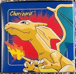 Pokemon Burger King 23k Gold Plated Trading Card CHARIZARD Sealed Blue Box New - Image 2