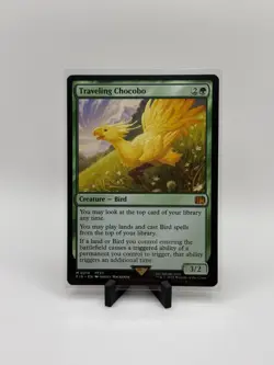 0210 Traveling Chocobo Final Fantasy MTG Card Mythic FIN Regular - Image 1