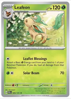 Pokemon Prismatic Evolutions Holo Reverse Cards Umbreon Eevee Leafeon Glaceon - Image 3