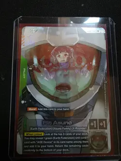 Flit Asuno (R+) GD02-088 Alternate Art Gundam Card Game Dual Impact - Image 1