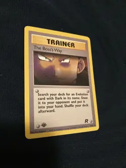 The Boss's Way 73/82 (Pokemon Card, Team Rocket, Uncommon, 1st Edition) - Image 1